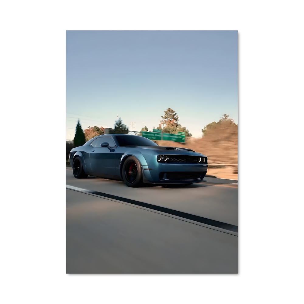 Poster Challenger srt redeye – affiche Dodge